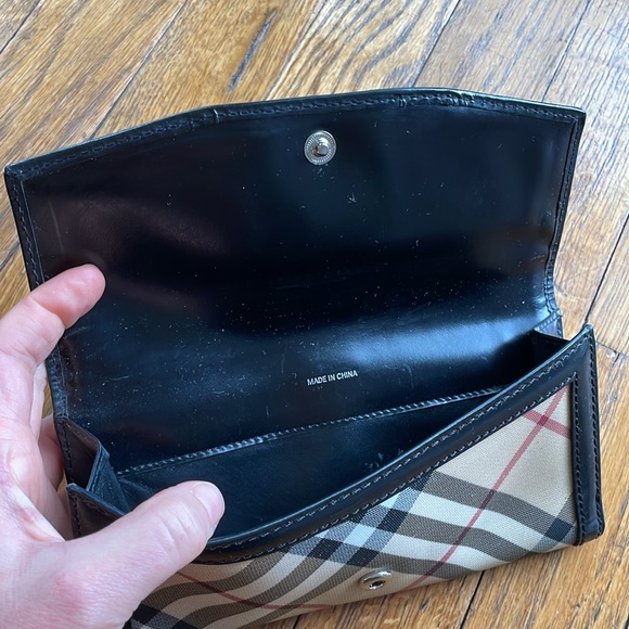 Burberry nova check patent leather wallet black - Picture 3 of 7